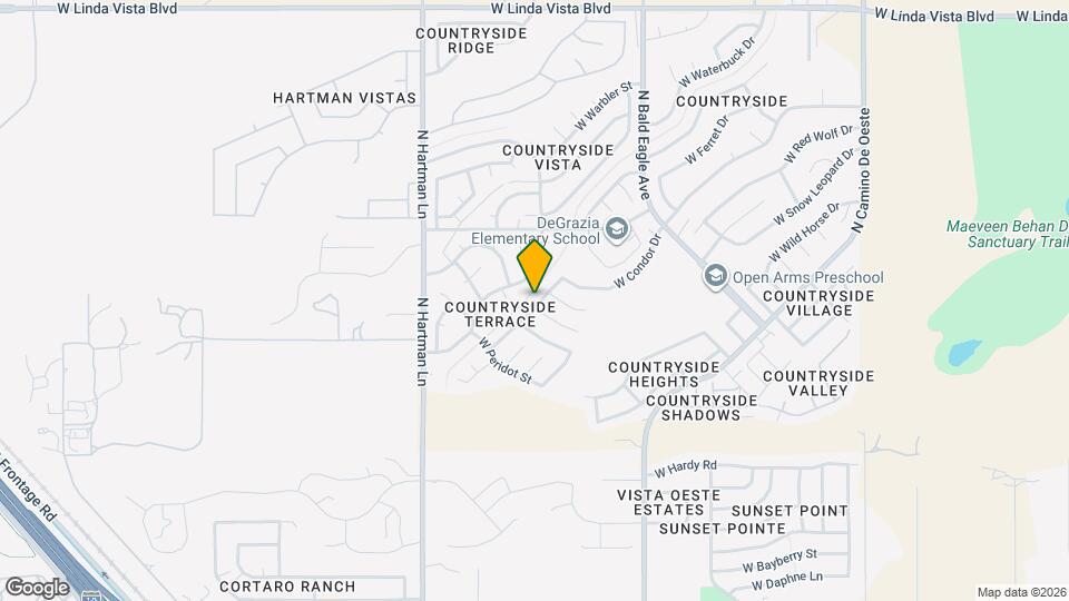 9073 N Tiger Eye Way Map and Location Details