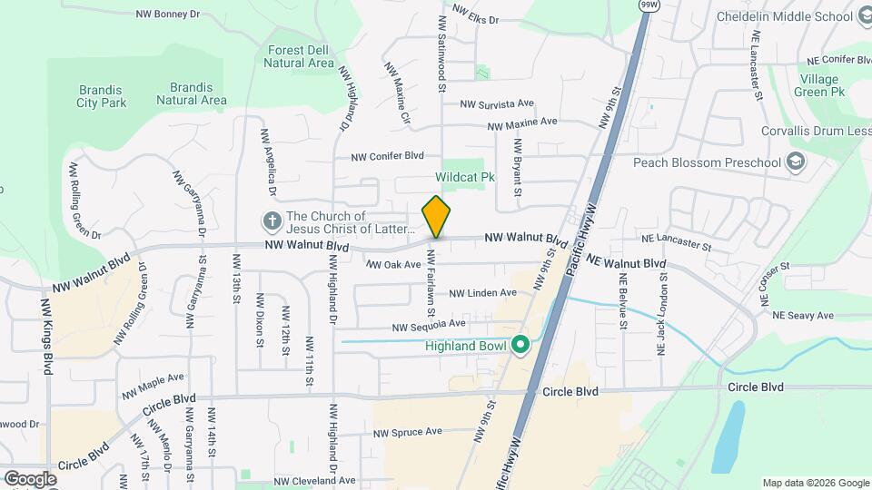 720 NW Walnut Blvd Map and Location Details