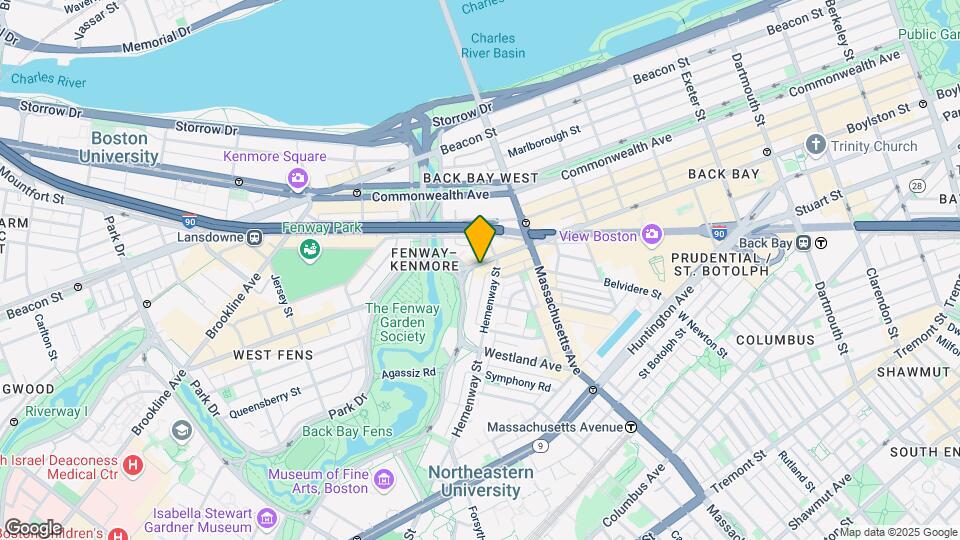 1154 Boylston St, Unit 40 Map and Location Details