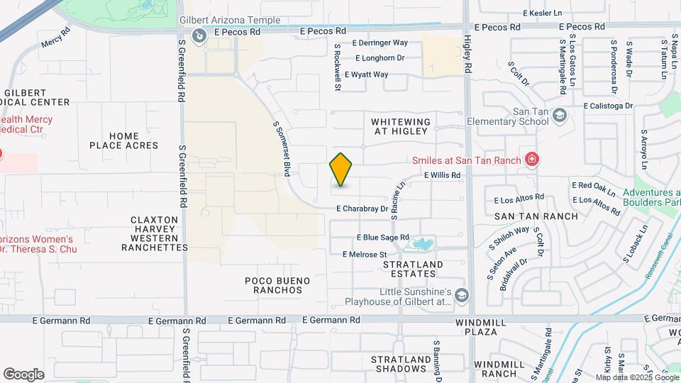 2832 E Los Altos Rd Map and Location Details