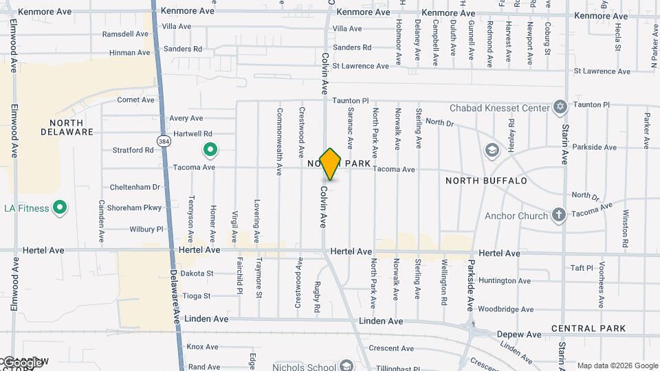 359 Colvin Ave, Unit Upper Mapa y Detalles de la Ubicación