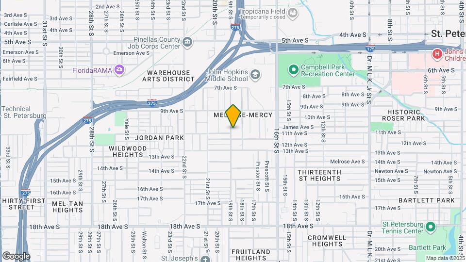 1050 19th St S Map and Location Details