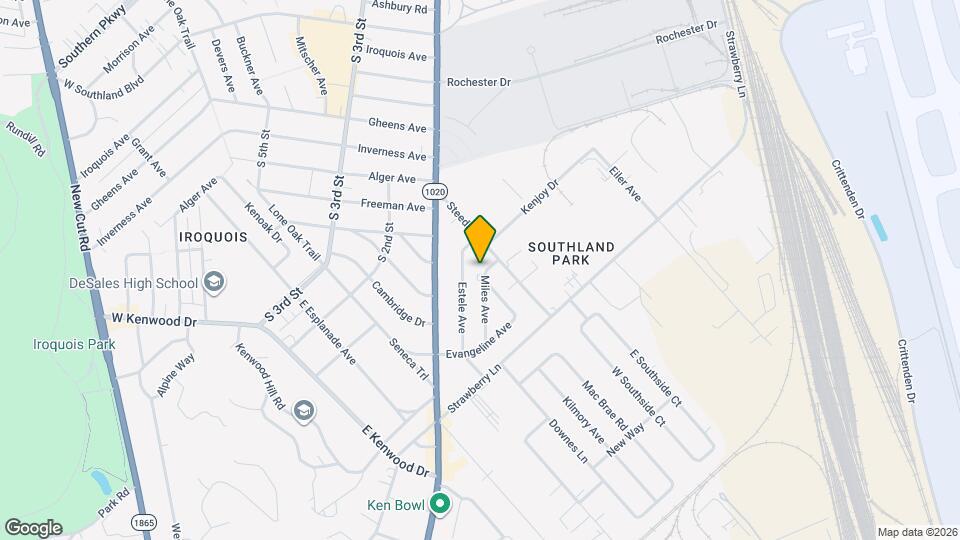 6520 Miles Ave Map and Location Details