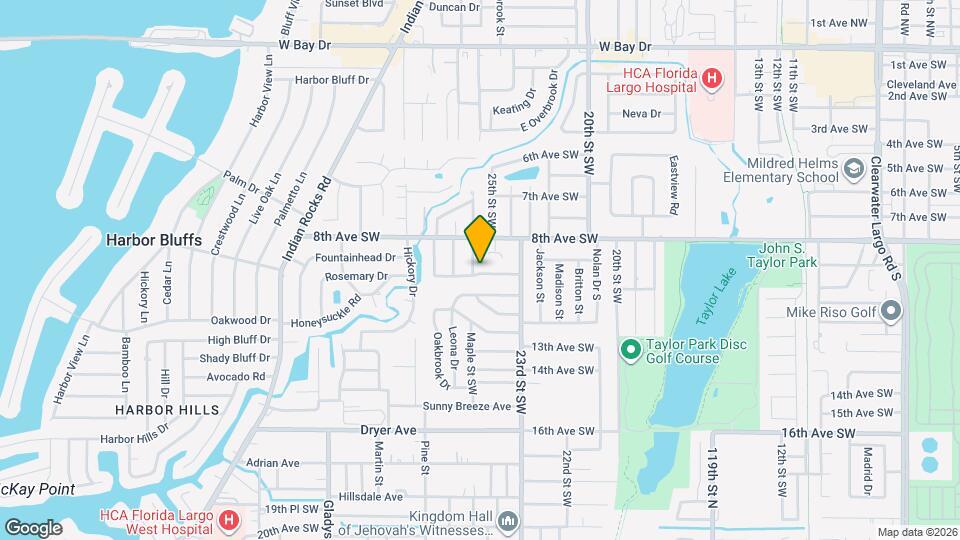 821 Helena Dr Map and Location Details