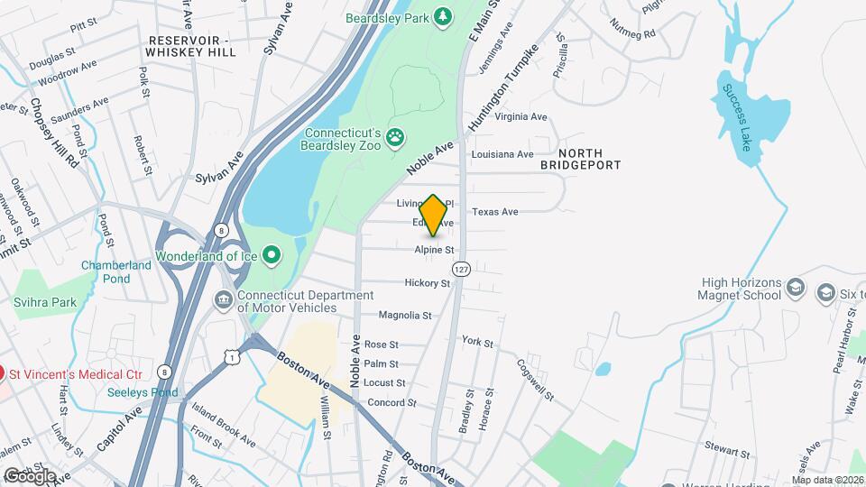 185 Alpine St Map and Location Details