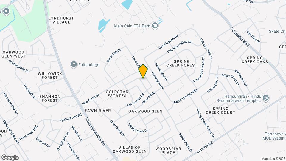 17626 Telegraph Creek Dr Map and Location Details