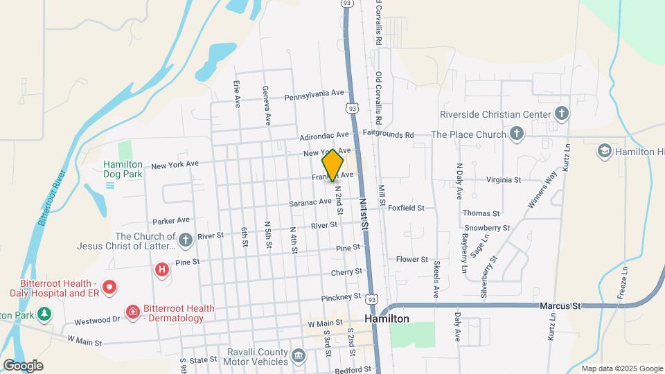 609 N 2nd St Map and Location Details