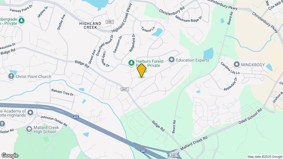 2309 Apple Glen Ln Map and Location Details