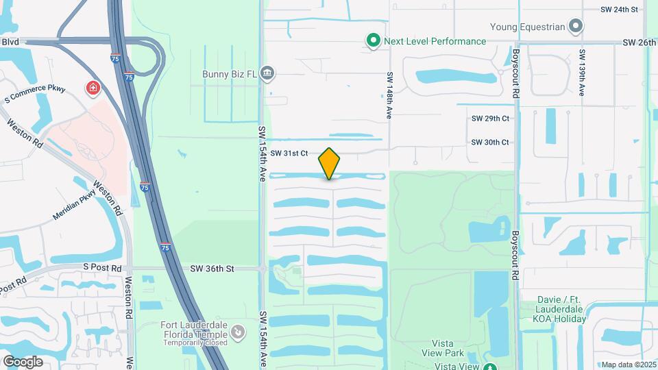15001 SW 33rd St Map and Location Details