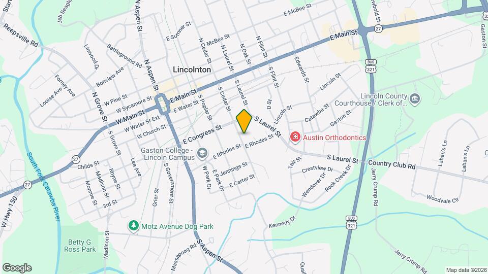 505 S Cedar St Map and Location Details