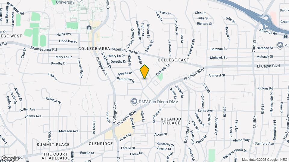 4920 Art St Map and Location Details