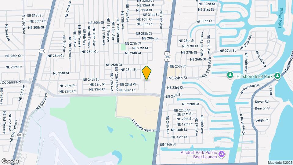 2360 NE 15th Terrace Map and Location Details