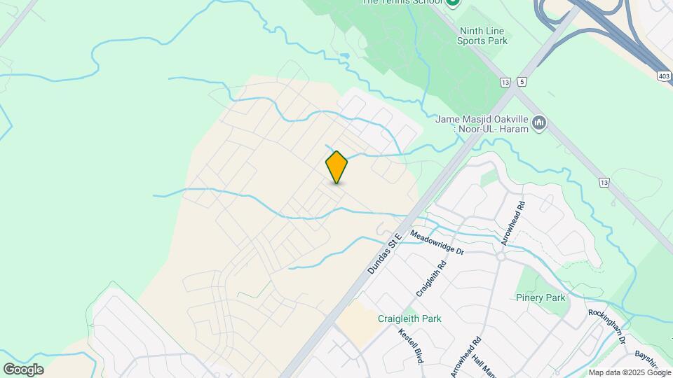 3092 Meadowridge Dr Map and Location Details