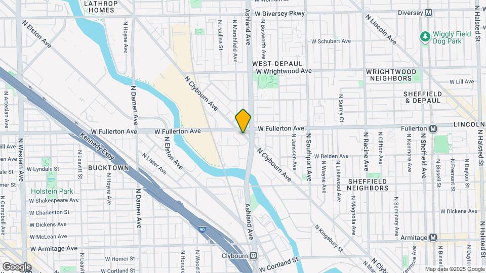 2358 N Clybourn Ave, Unit 3 Map and Location Details