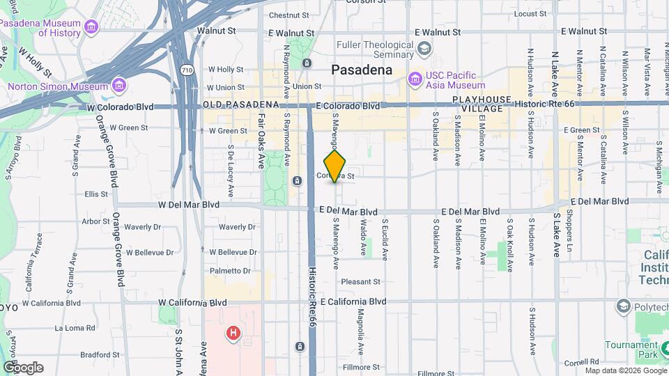 239 S Marengo Ave Map and Location Details