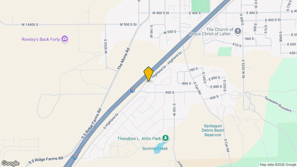 866 S Brubaker Way Map and Location Details