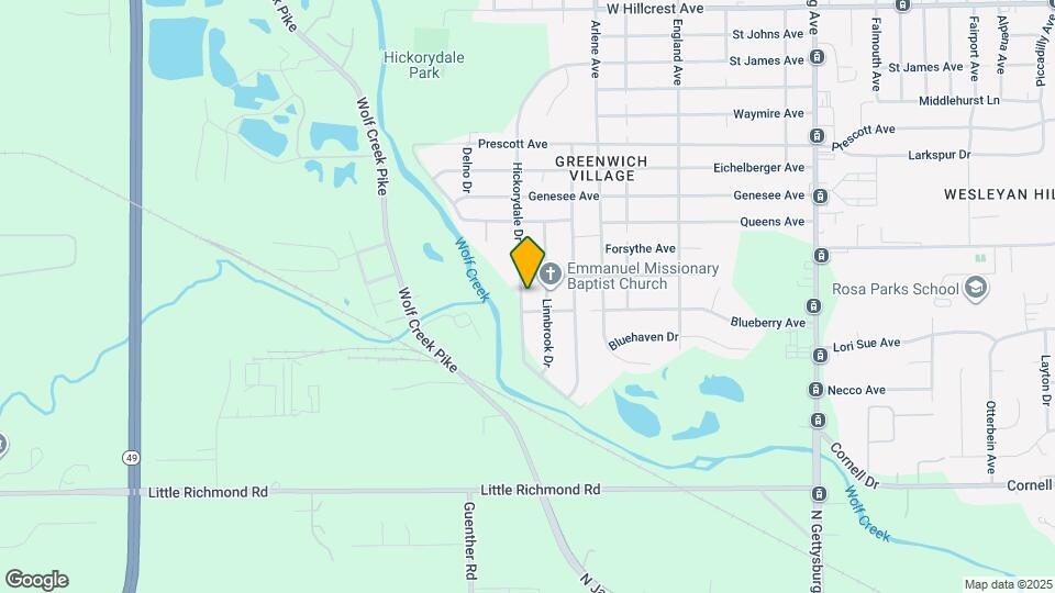 1714 Hickorydale Dr Map and Location Details