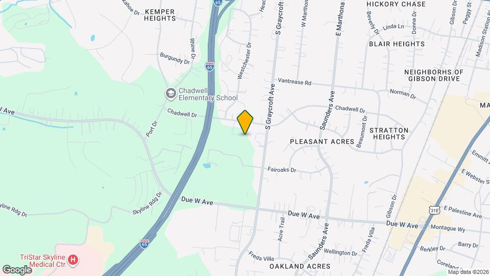 1013 Chadwell Dr Map and Location Details