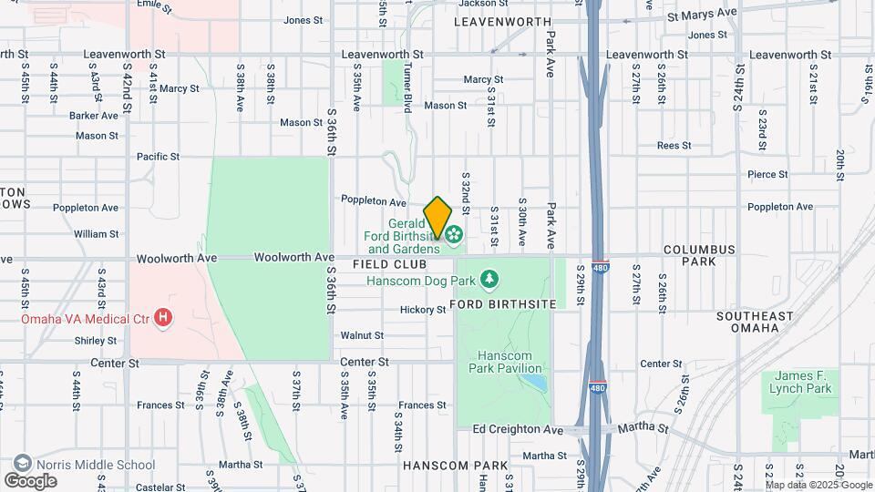 1333 S 33rd St Map and Location Details