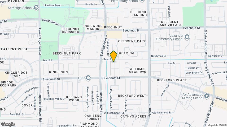 8814 Cedar Mound Ln Map and Location Details