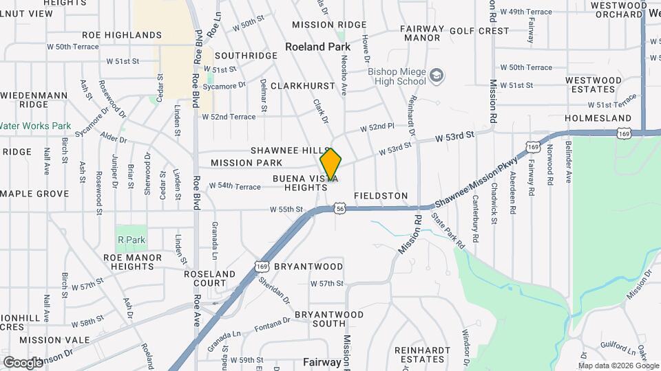 3952 Shawnee Mission Pky, Unit 1 Mapa y Detalles de la Ubicación