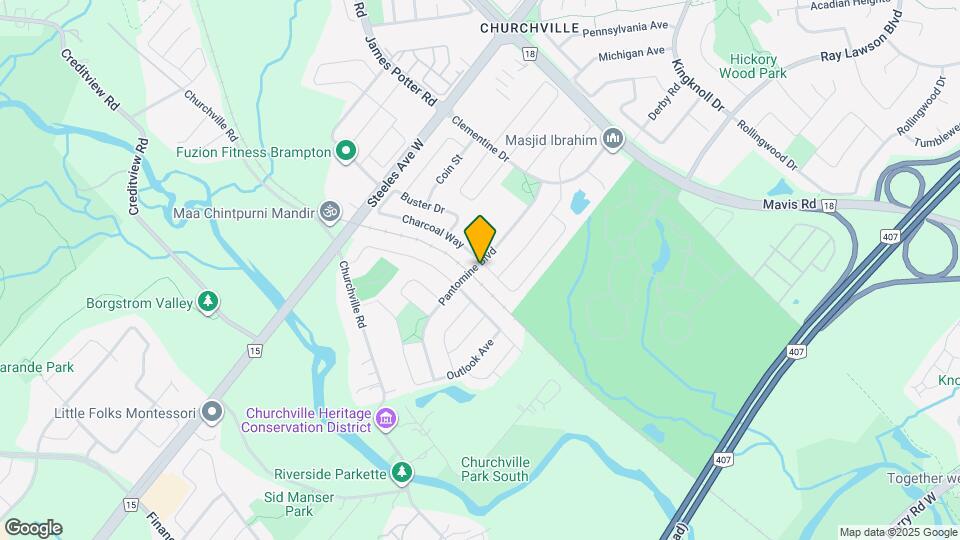 121 Ashdale Rd Map and Location Details