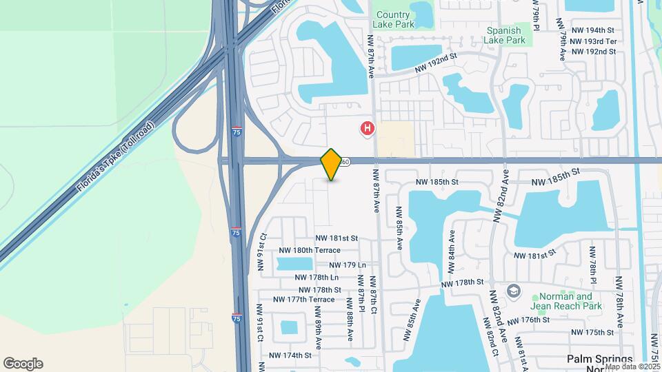 18445 NW 88th Pl, Unit 1 Map and Location Details