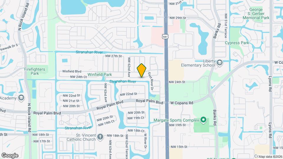 5980 NW 24th Ct Mapa y Detalles de la Ubicación