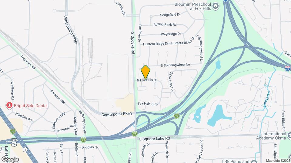 444 N Fox Hills Dr Map and Location Details