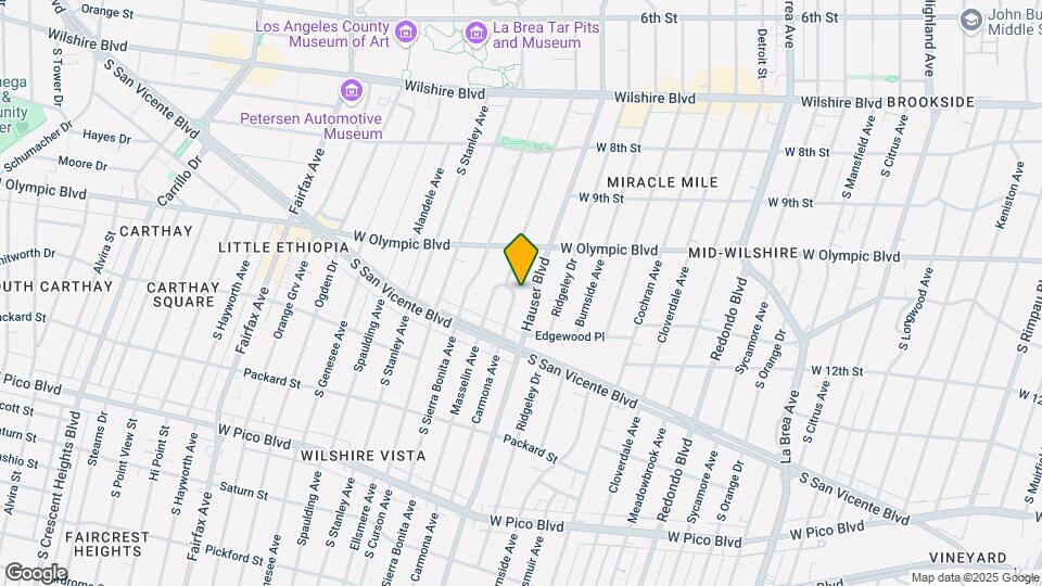 1050 Carmona Ave Map and Location Details