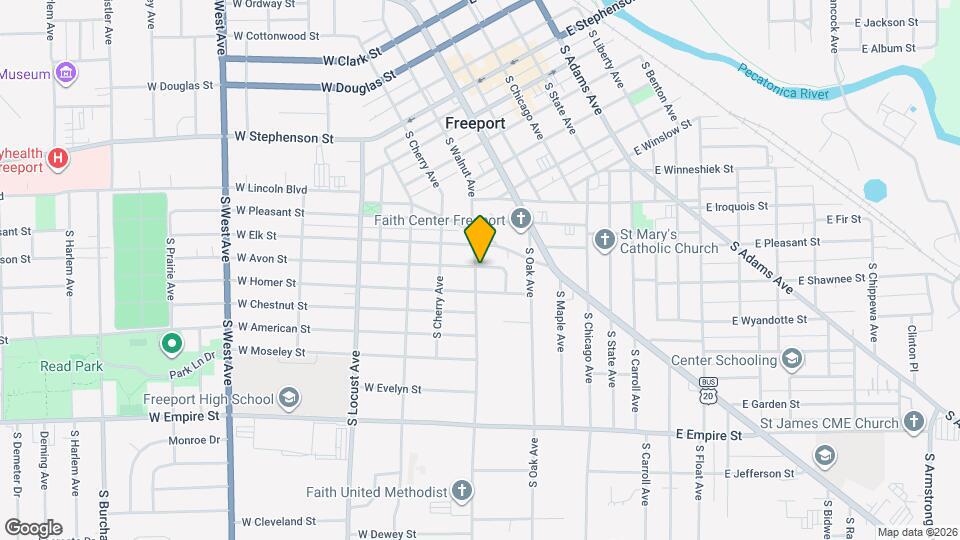 803 S Walnut Ave Map and Location Details