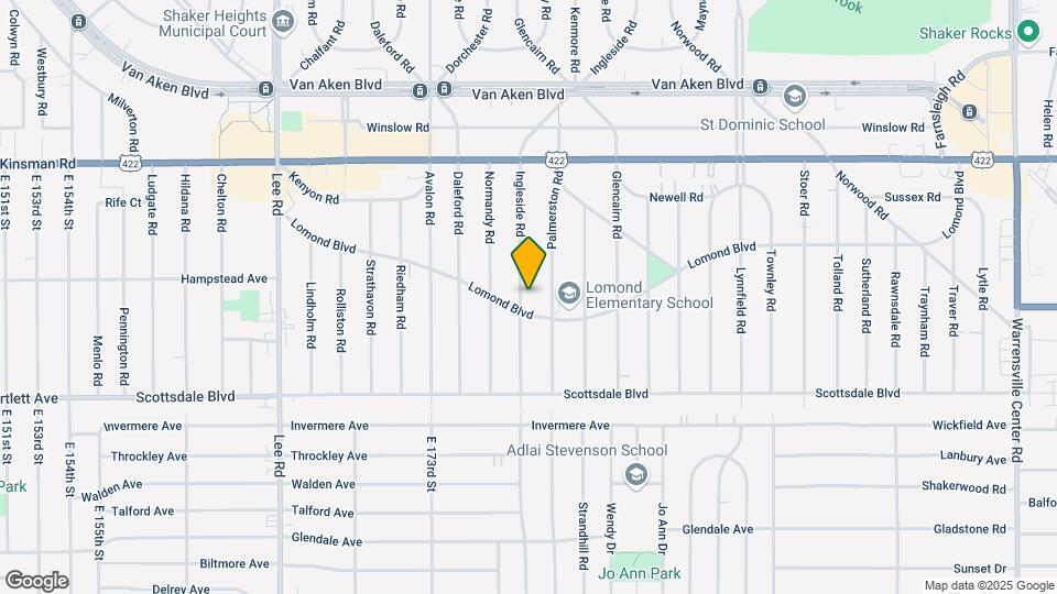 3641 Ingleside Rd Mapa y Detalles de la Ubicación