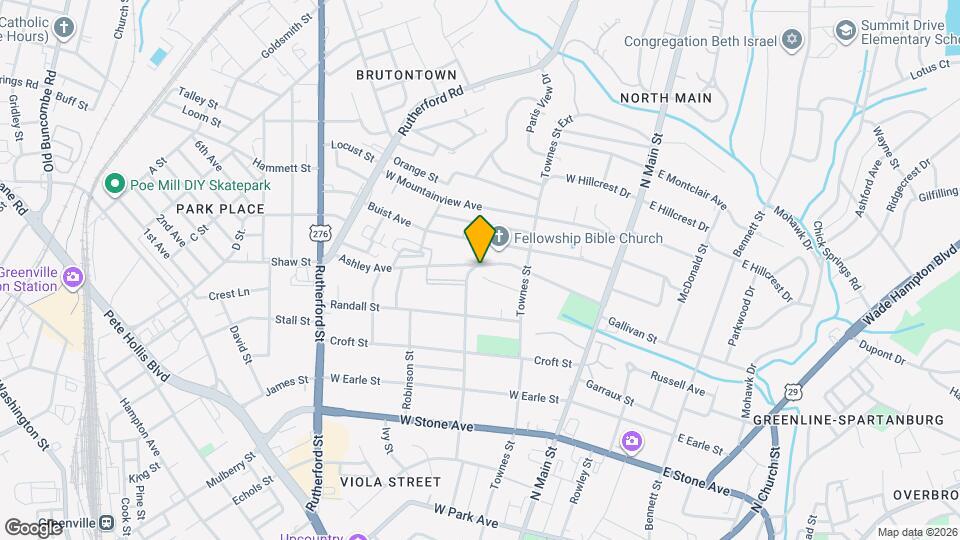 48 Townes Square Ln Map and Location Details