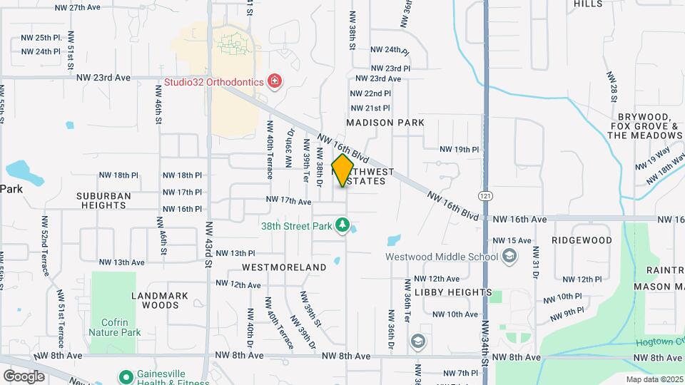 1714 NW 38th St Map and Location Details