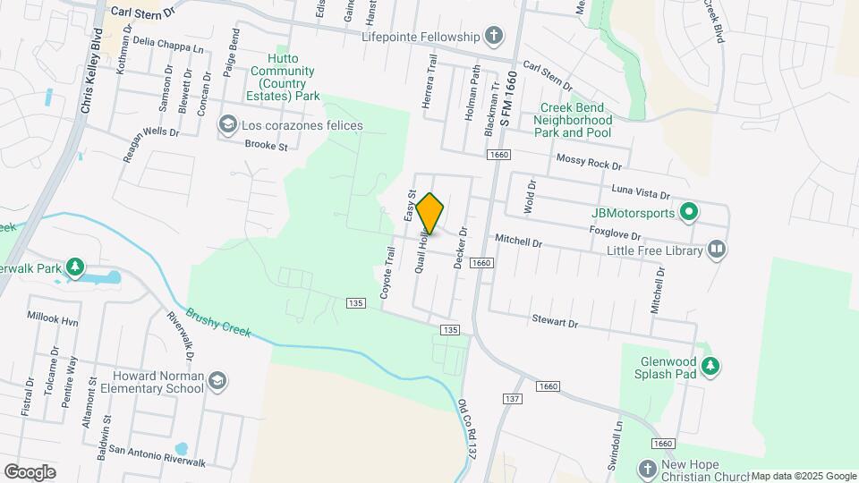 204 Quail Hollow Dr Map and Location Details