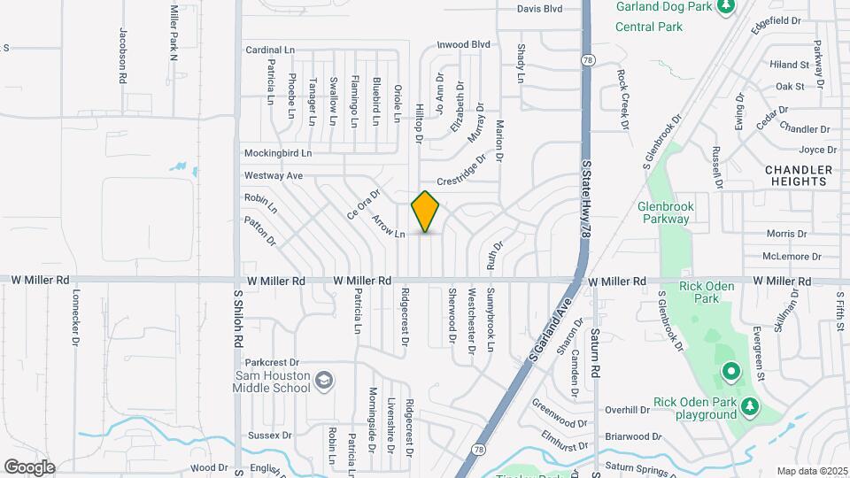 1900 Hilltop Dr Map and Location Details