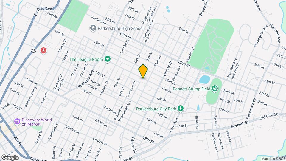 1634 19th St Map and Location Details