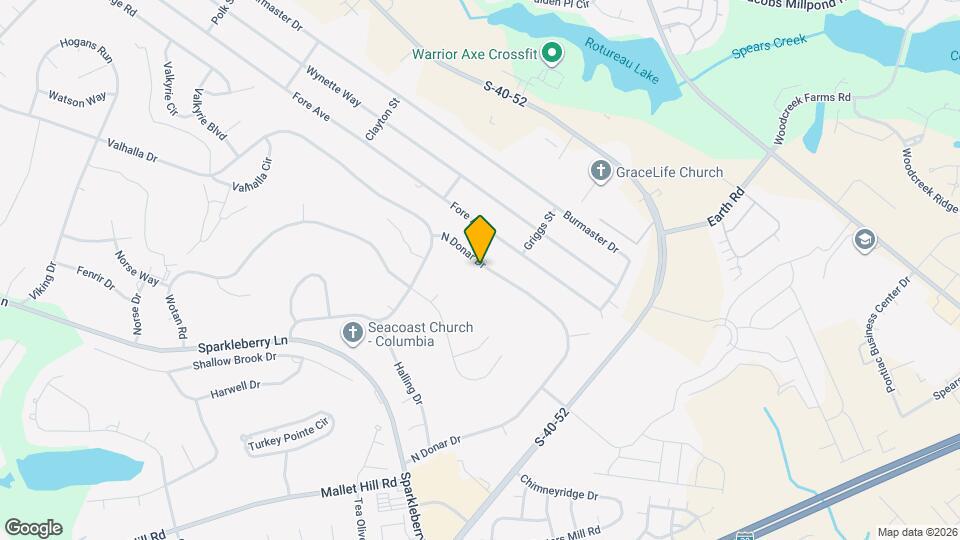 605 N Donar Dr Map and Location Details