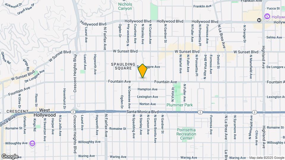 1301-1307 1/2 N Stanley Ave Mapa y Detalles de la Ubicación