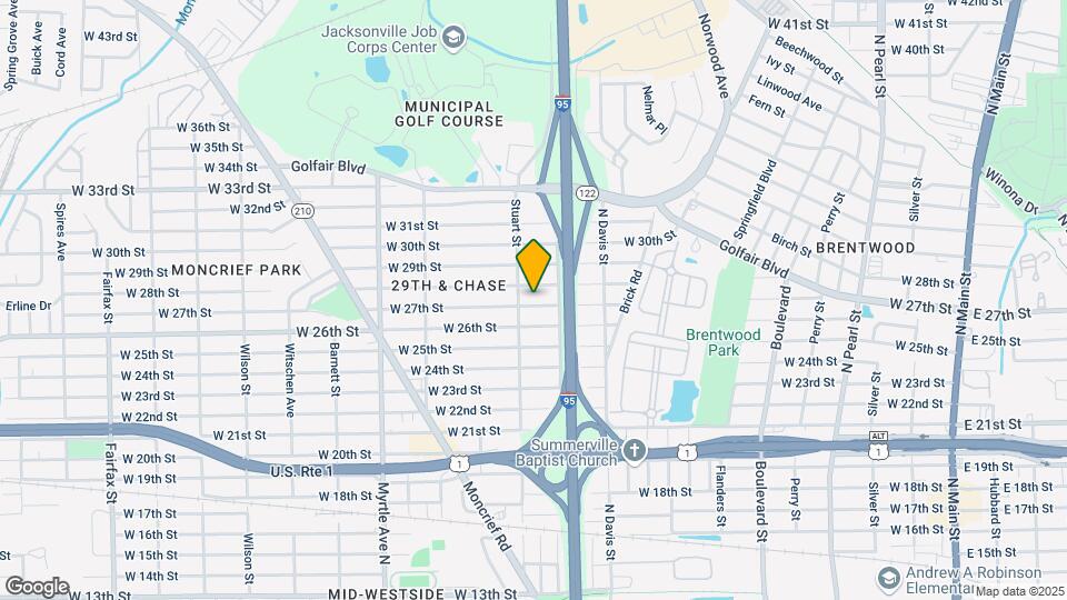 1041 W 27th St Map and Location Details