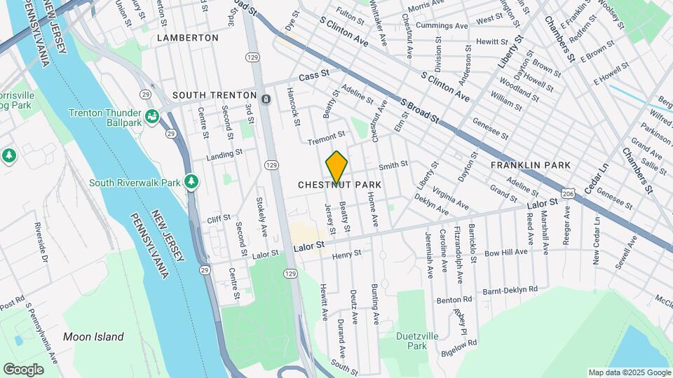 825 Beatty St Map and Location Details