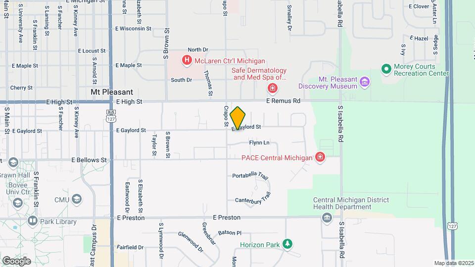 1506 E Gaylord St Mapa y Detalles de la Ubicación