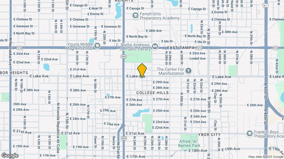 3618 Machado St-Unit -B Map and Location Details
