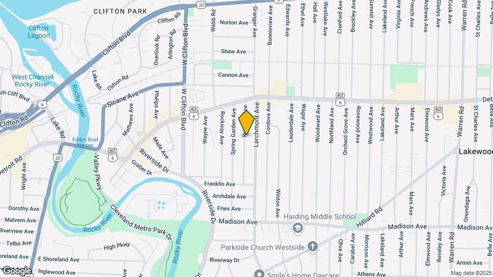 1487 Roycroft Ave Map and Location Details