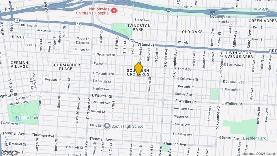 905 Carpenter St Map and Location Details