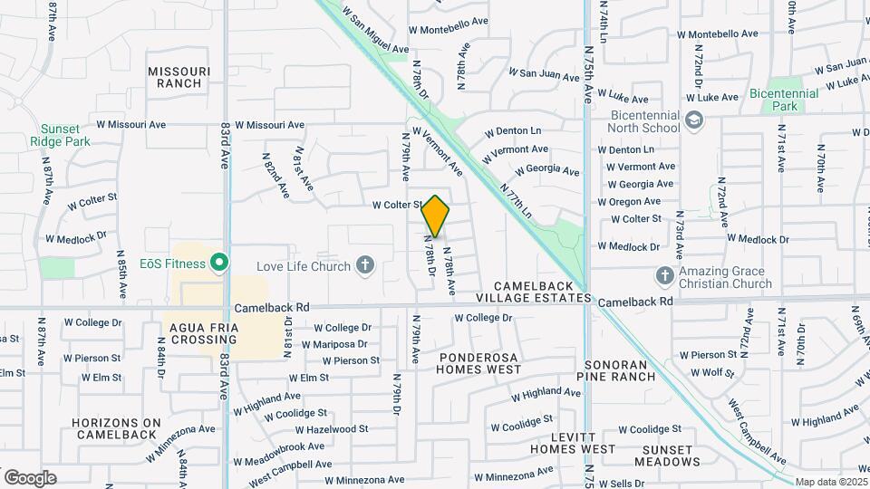 5209 N 78th Dr Map and Location Details