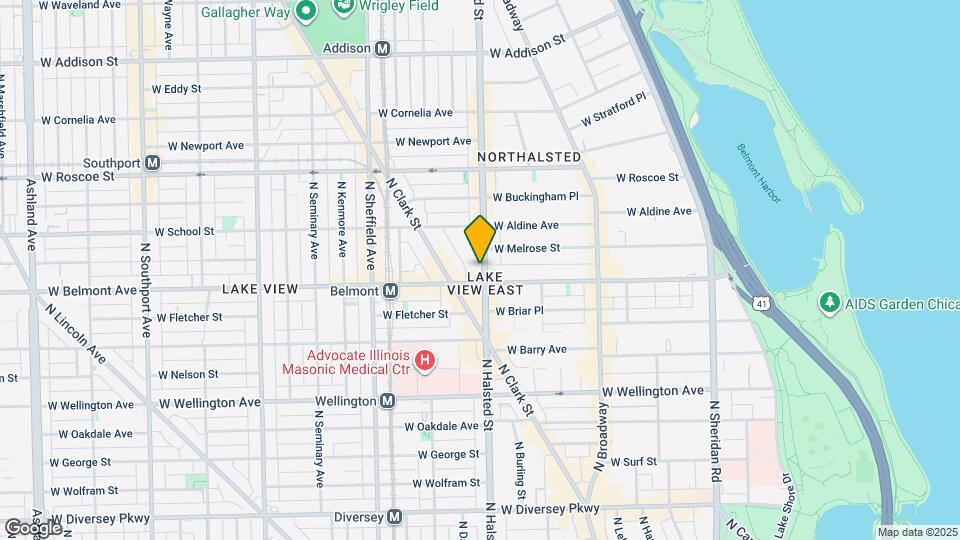 3212 N Halsted St, Unit 3 Map and Location Details
