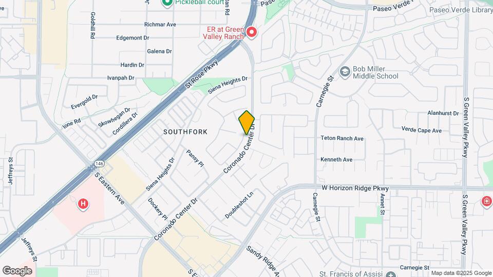 2647 Hourglass Dr Map and Location Details