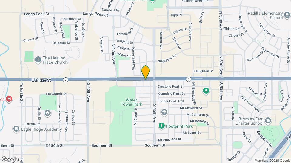 4405 Crestone Peak St Map and Location Details