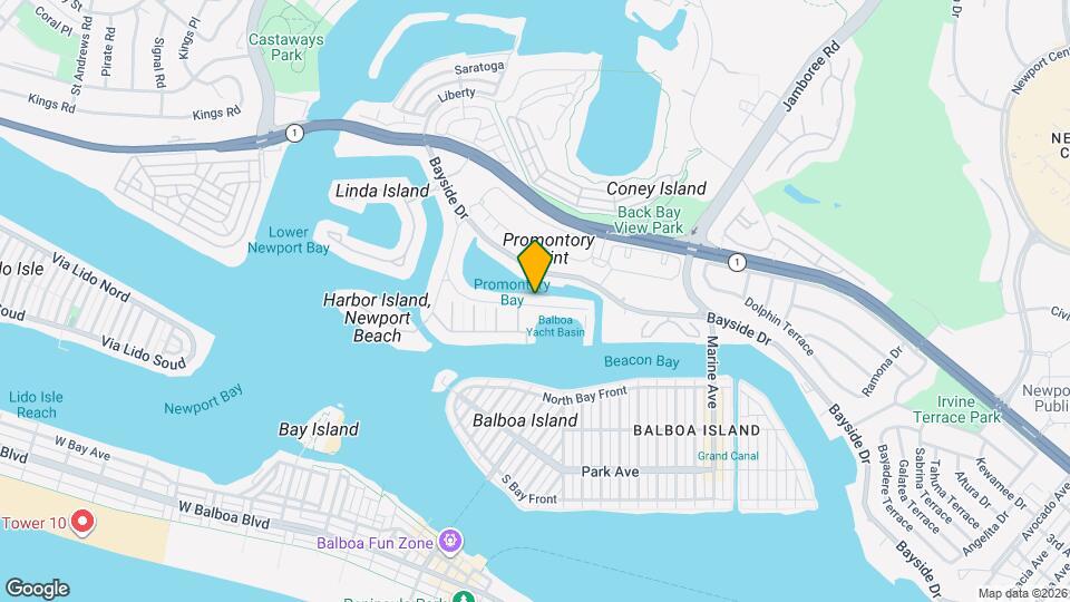 736 Harbor Island Dr Map and Location Details